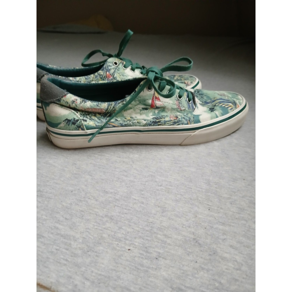 Ralph Lauren Shoes 9 D Thornton III Sailor Comfort Casual Boat Yacht Preppy Grey - Picture 3 of 11